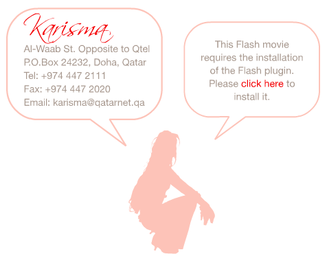karisma beauty and spa lounge. this flash movie requires the installation of the flash plugin